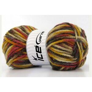 Ice Yarns Carnival Yarn Cream Red Grey